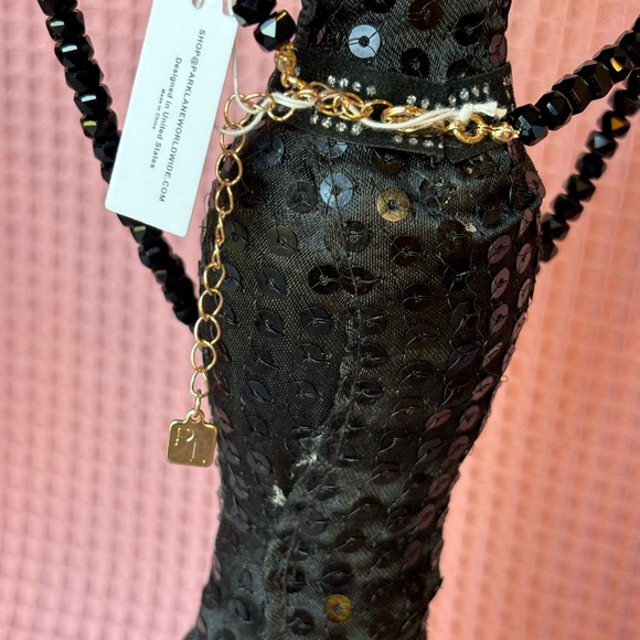 NWT COSMIC Necklace genuine mother of Pearl removable pendant Park Lane - Picture 11 of 11